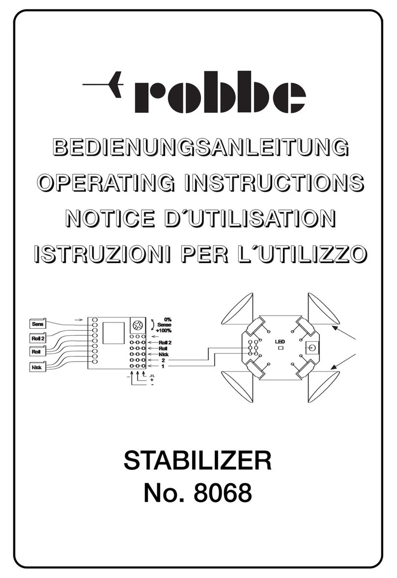 ROBBE 8068 Manuel utilisateur ROBBE 8068 Manuel utilisateur