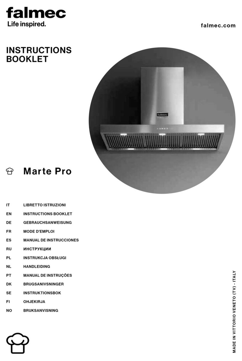 FALMEC Marte Pro Manuel utilisateur