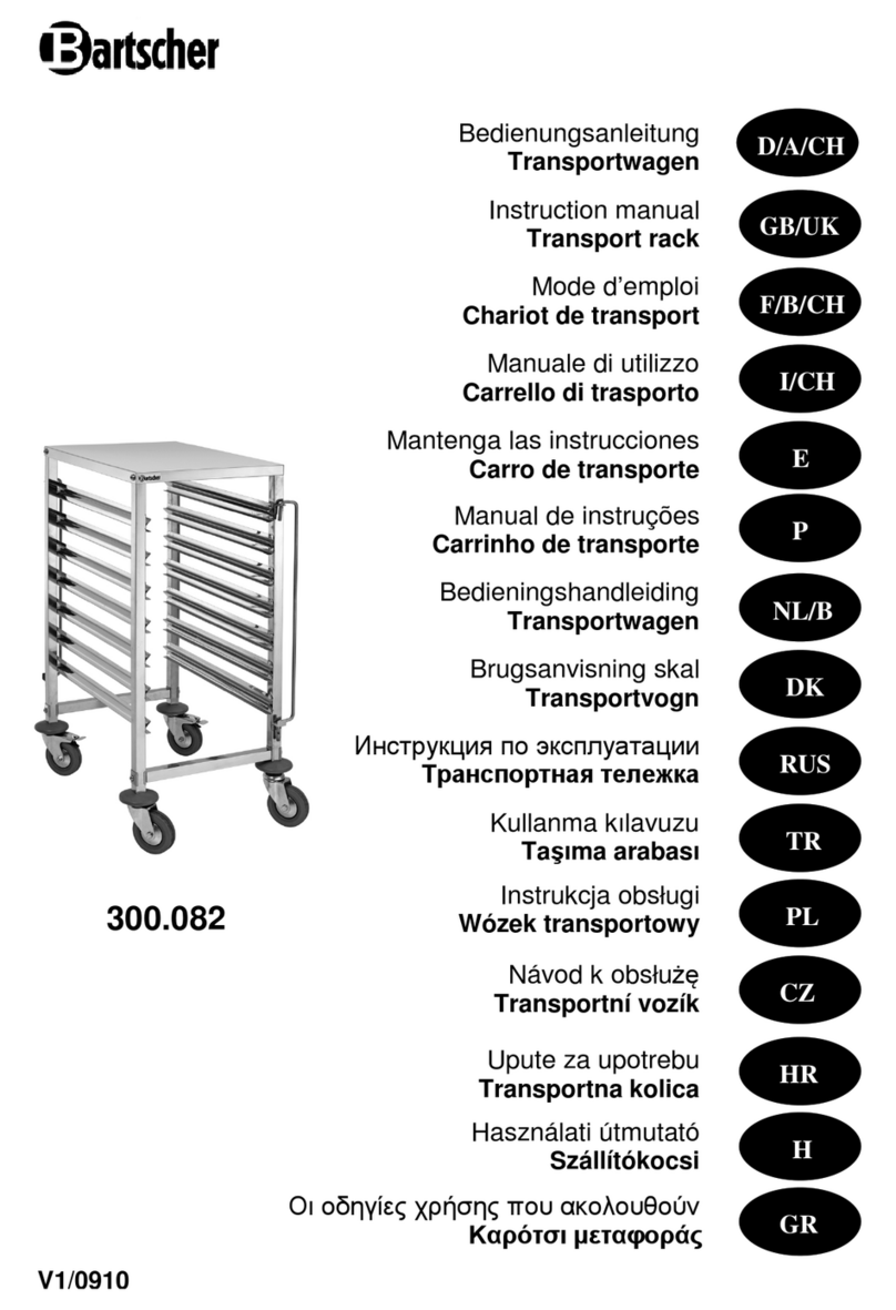 Bartscher 300.082 Manuel utilisateur Bartscher 300.082 Manuel utilisateur