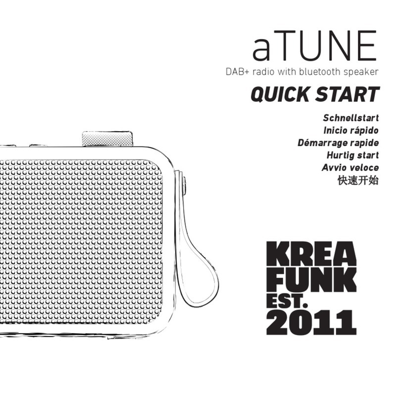 KREAFUNK aTUNE Manuel utilisateur
