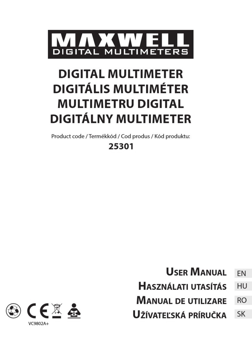Maxwell 25301 Manuel utilisateur