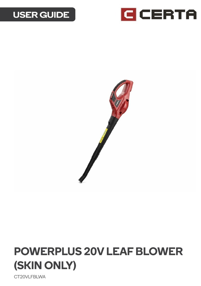 Kogan CERTA POWERPLUS 20V LEAF BLOWER Manuel utilisateur