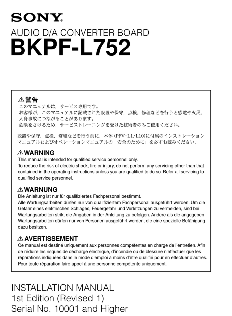 Sony BKPF-L752 Manuel utilisateur