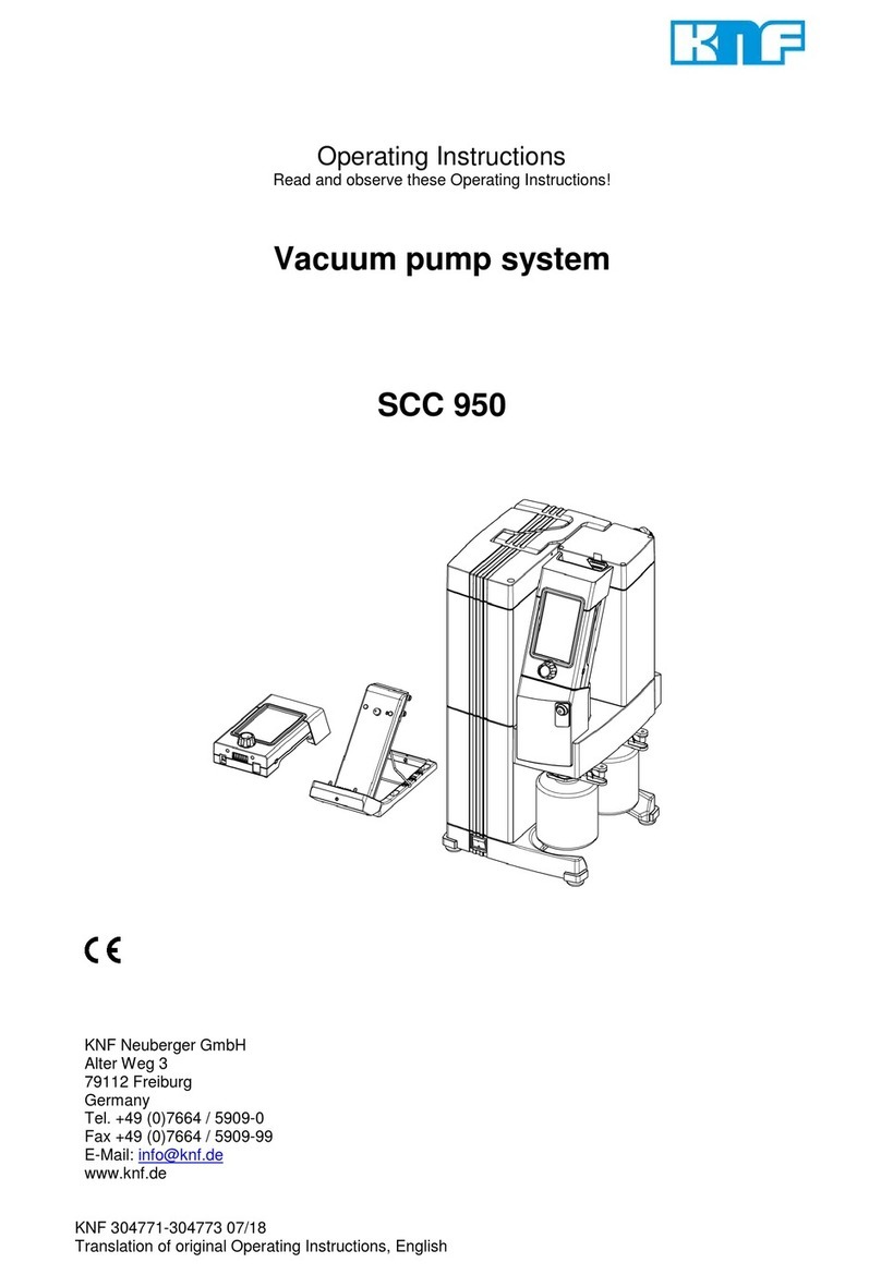 KNF SCC 950 Manuel utilisateur