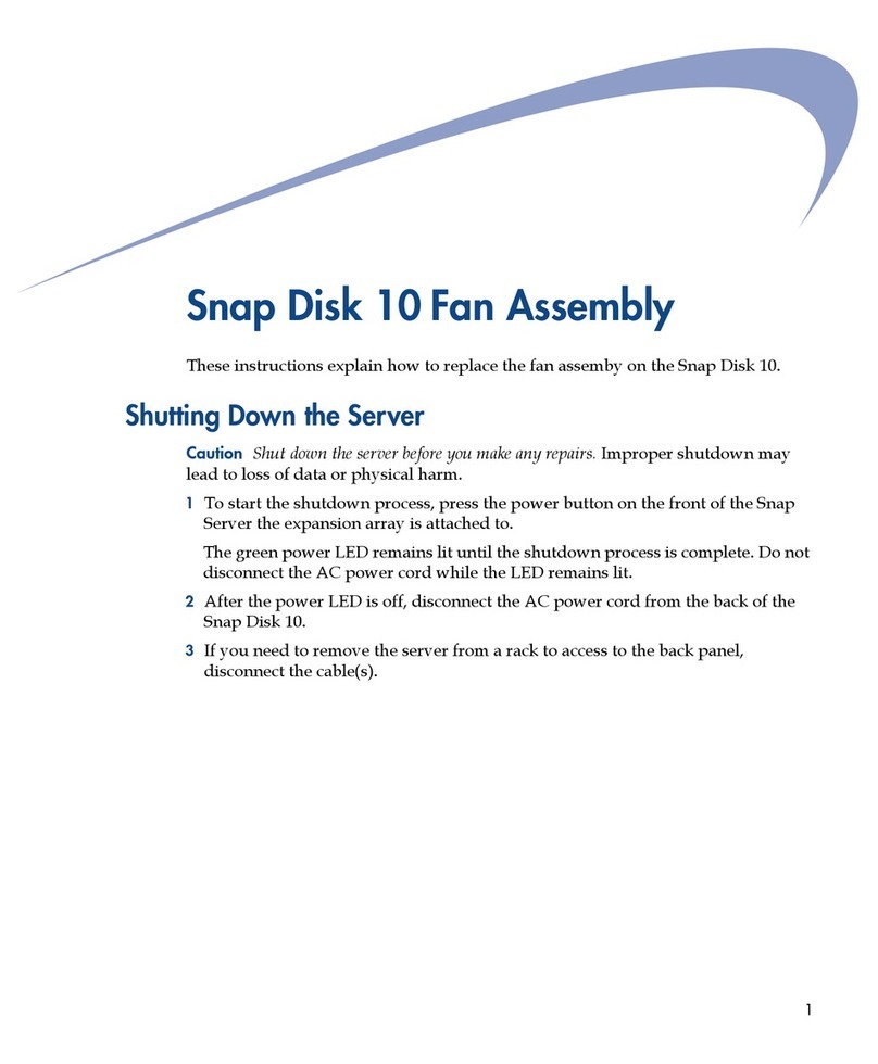 Snap Appliance Snap Disk 10 Manuel utilisateur
