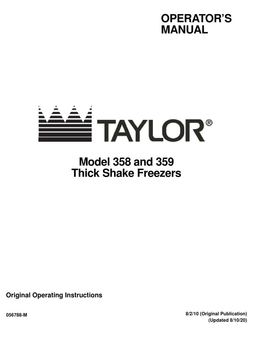 Taylor 358 Manuel utilisateur