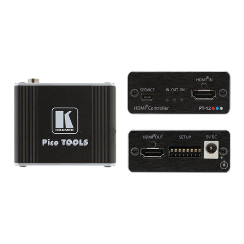 Kramer PT-12 Manuel utilisateur Kramer PT-12 Manuel utilisateur