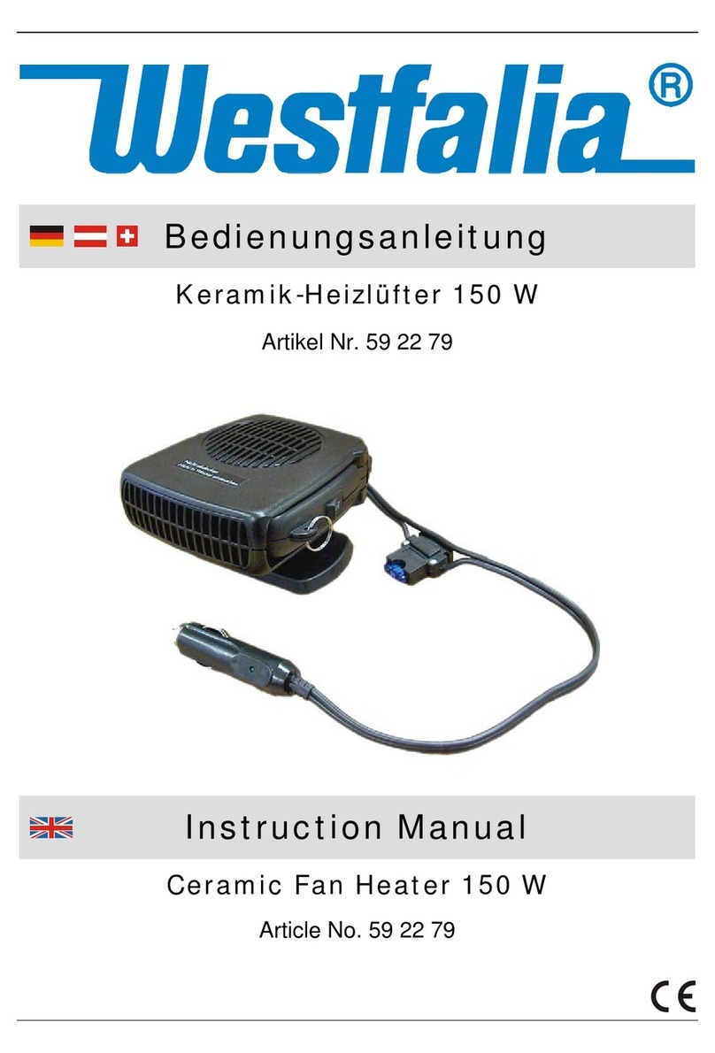 Westfalia 59 22 79 Manuel utilisateur Westfalia 59 22 79 Manuel utilisateur