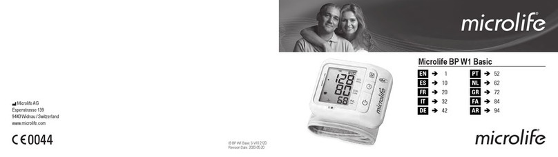 Microlife BP W1 Basic Manuel utilisateur