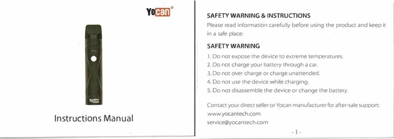 Yocan X Manuel utilisateur