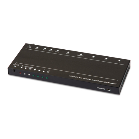 Kindermann HDMI Switch 41 automatic 4K60 Mode d'emploi