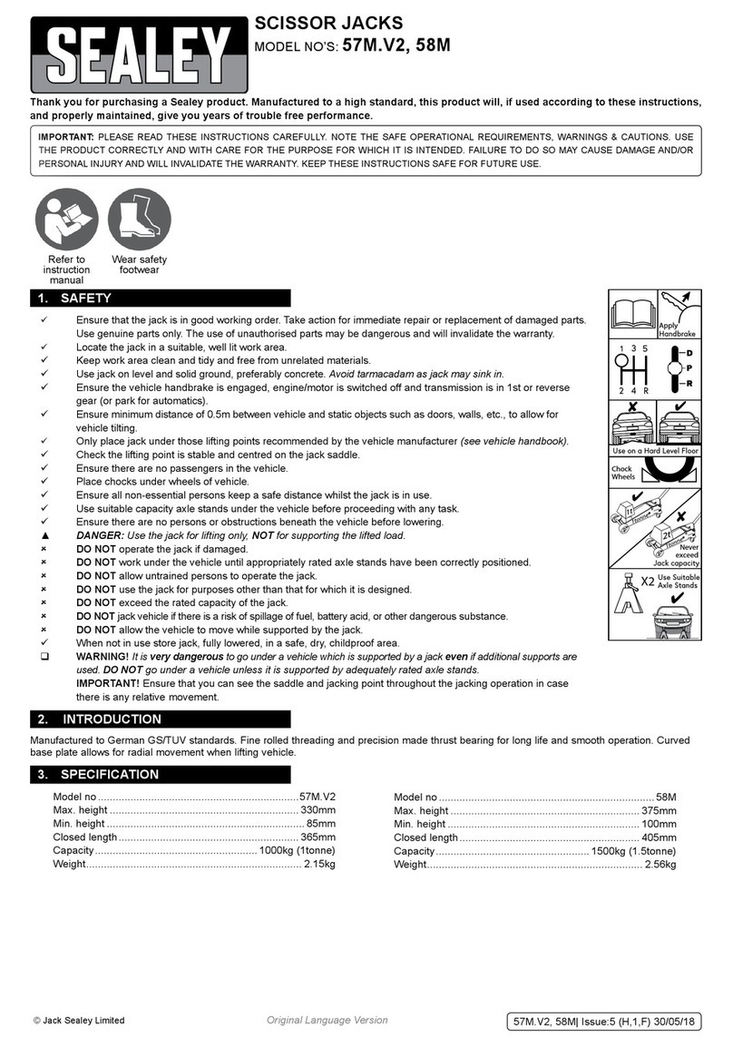 Sealey 57M.V2 Manuel utilisateur