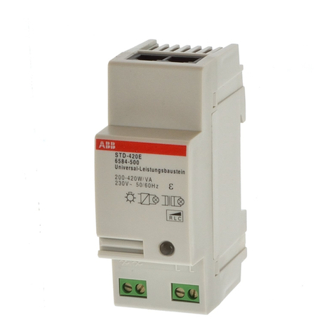 ABB STD 420E Manuel utilisateur