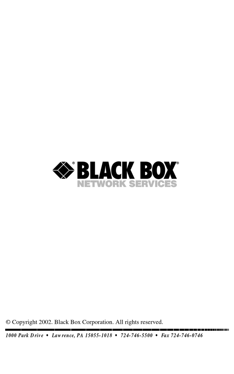 Black Box AC074A Manuel utilisateur