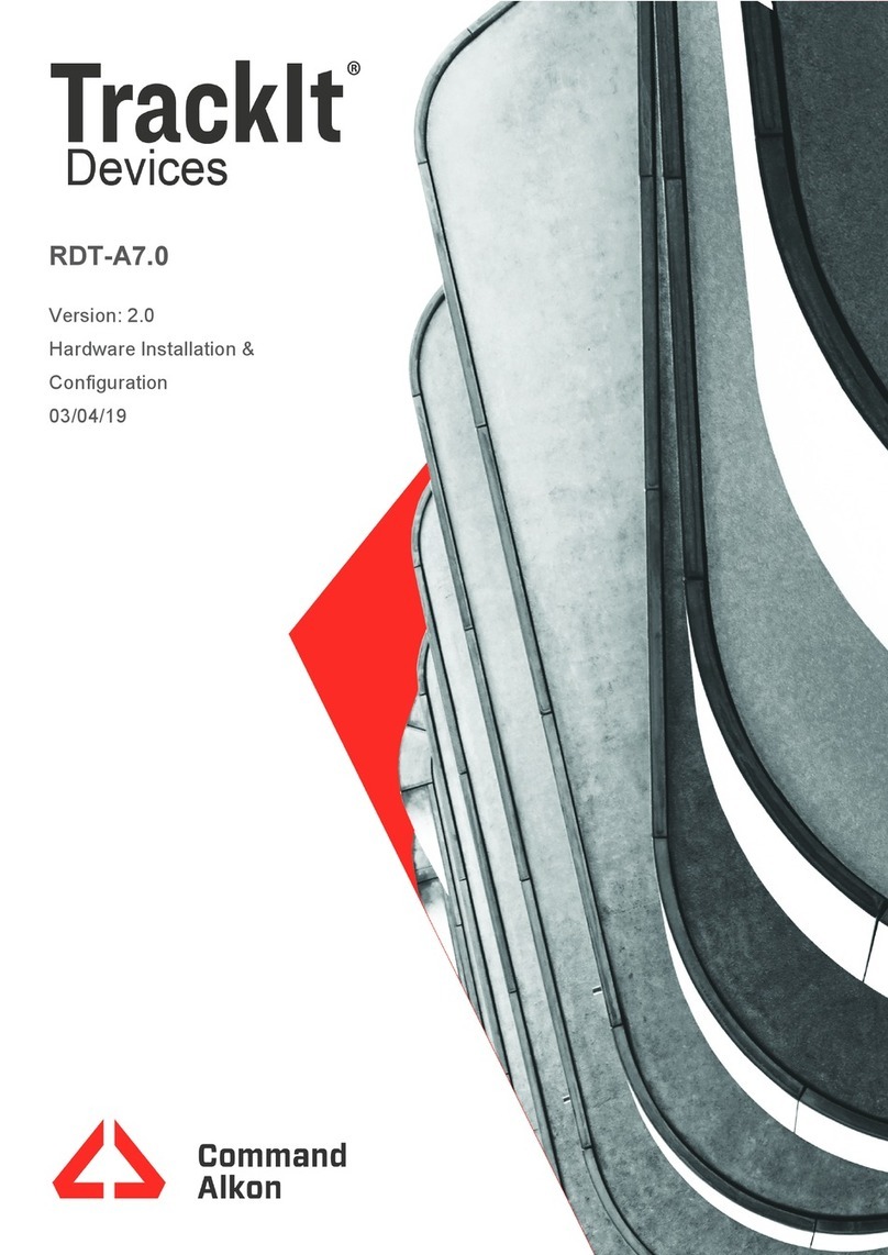 Command Alcon TrackIt RDT-A7.0 Guide rapide