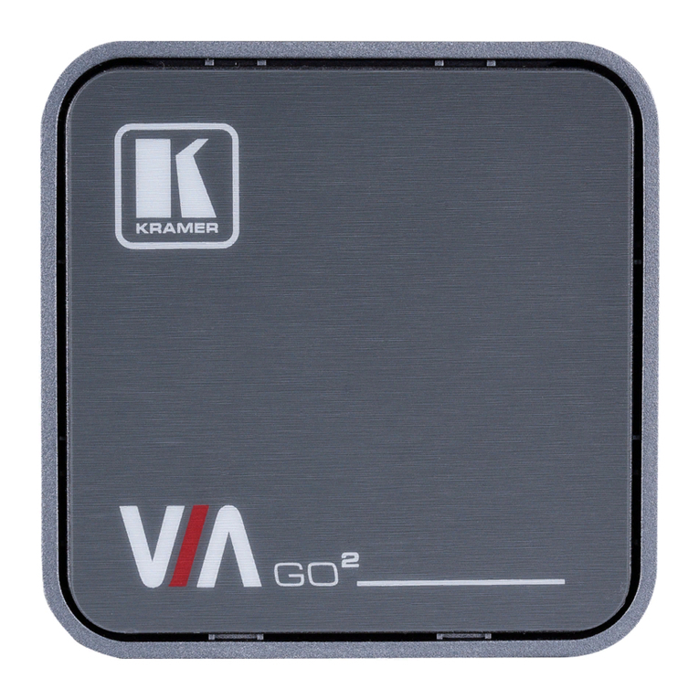 Kramer VIA GO2 Manuel utilisateur
