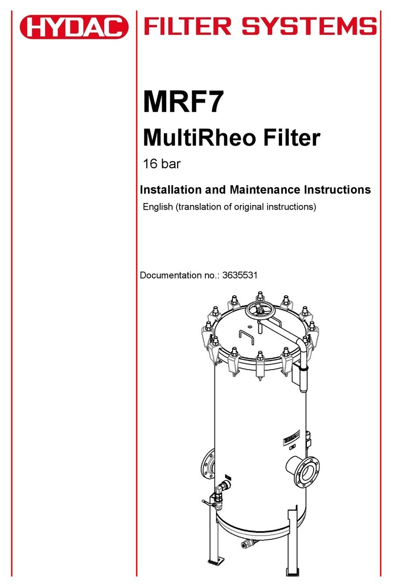 Hydac MRF7 Manuel utilisateur