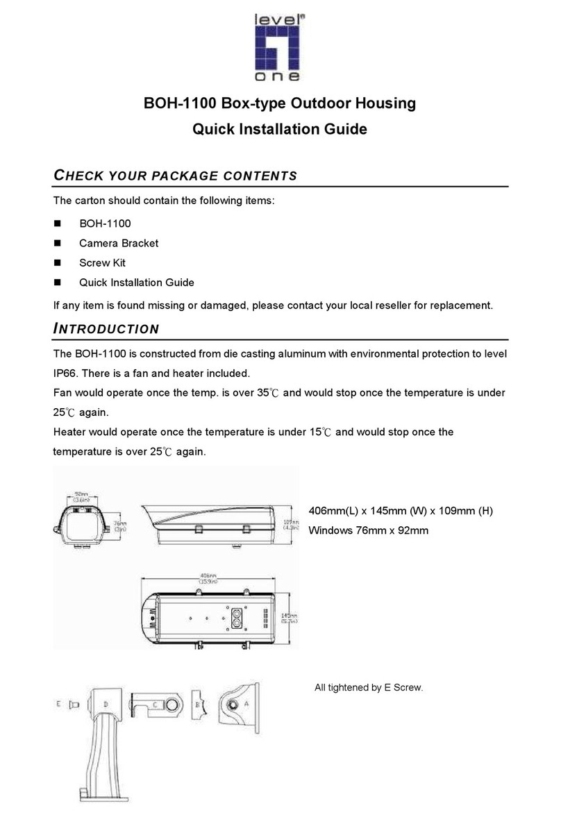 LevelOne BOH-1100 Manuel utilisateur