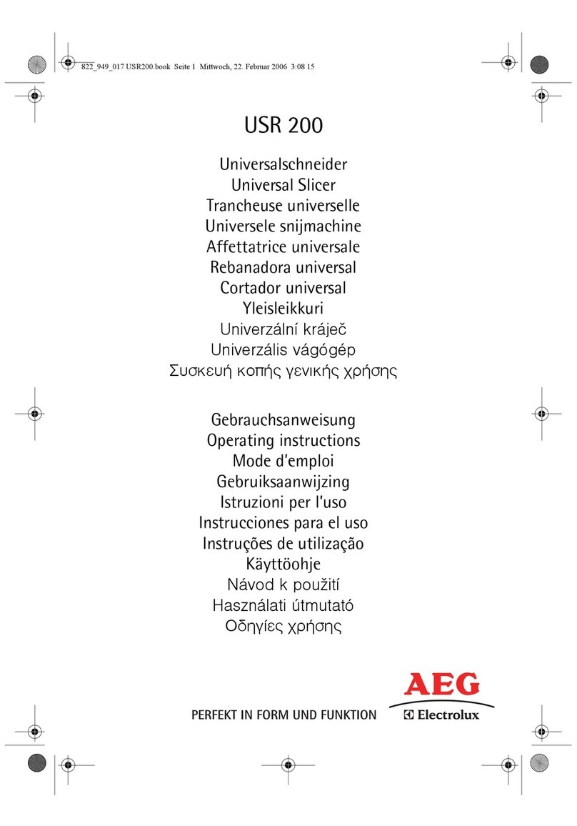 AEG USR 200 Manuel utilisateur