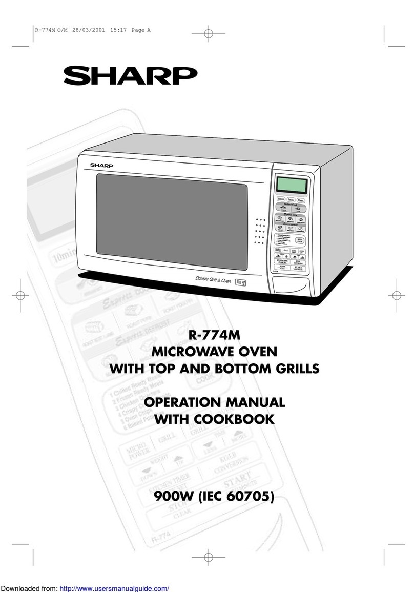 Sharp R-774M Mode d’emploi