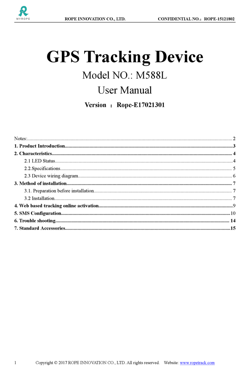 Rope M588L Manuel utilisateur