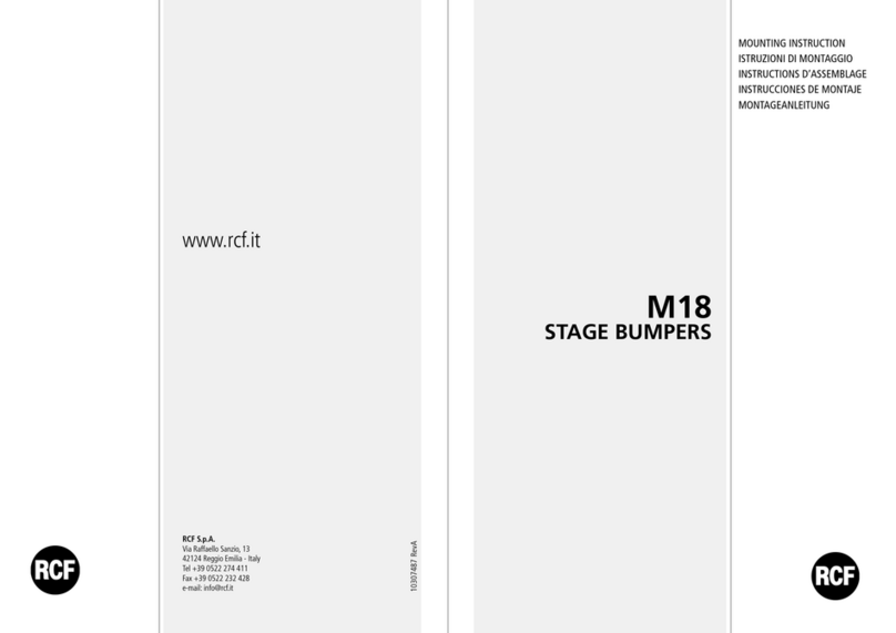 RCF M 18 Guide de l'utilisateur