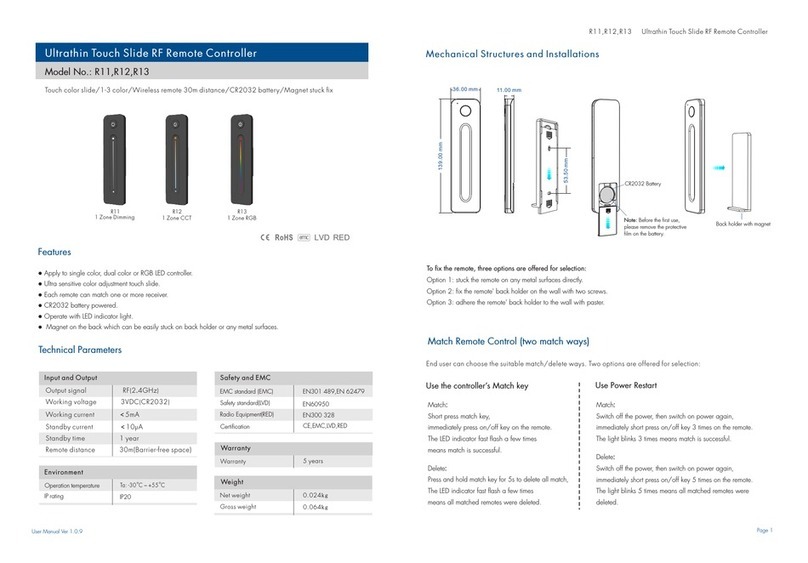 SKYDANCE R11 Manuel utilisateur