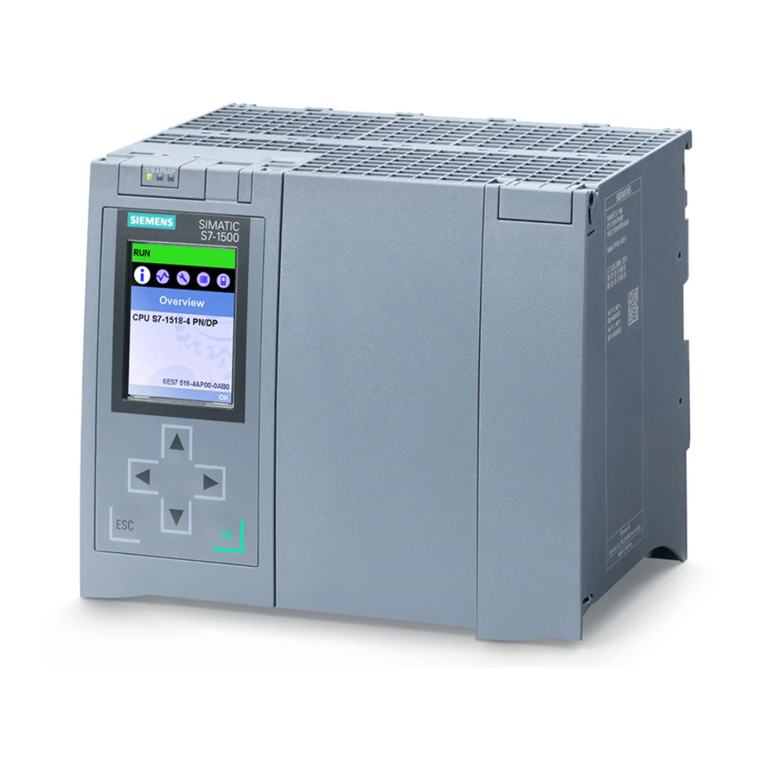 Siemens Simatic S7-1500 Manuel utilisateur