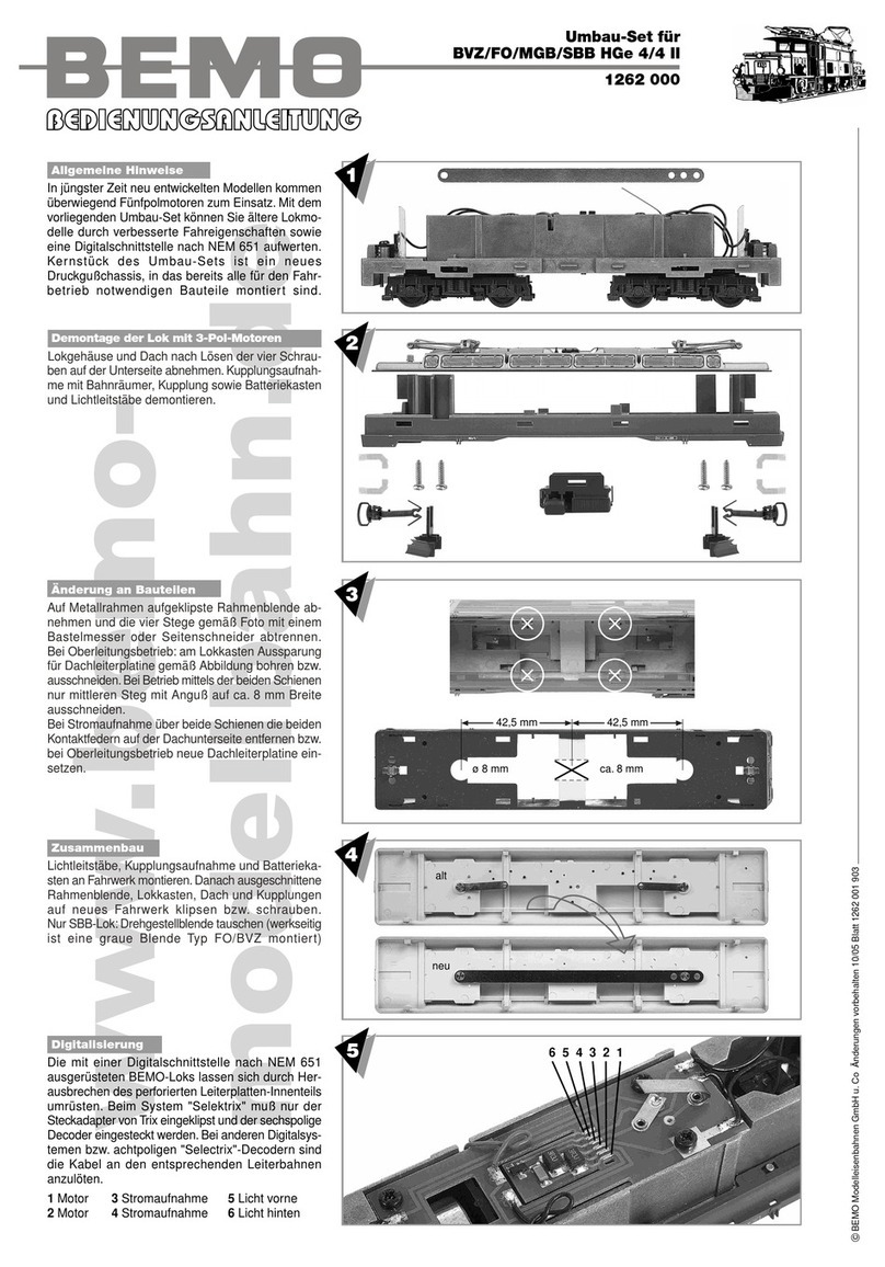 Bemo BVZ Manuel utilisateur