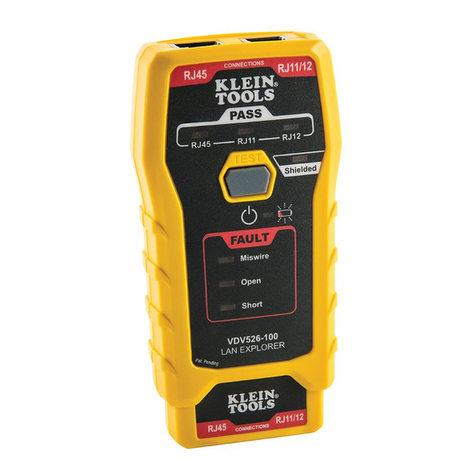 Klein Tools LAN EXPLORER Manuel utilisateur