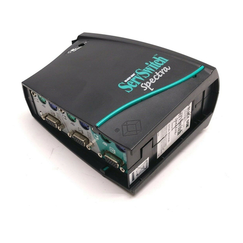 Black Box SERVSWITCH Series Manuel utilisateur