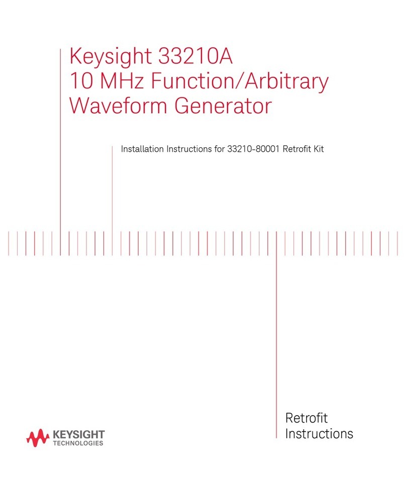 Keysight 33210-80001 Manuel utilisateur