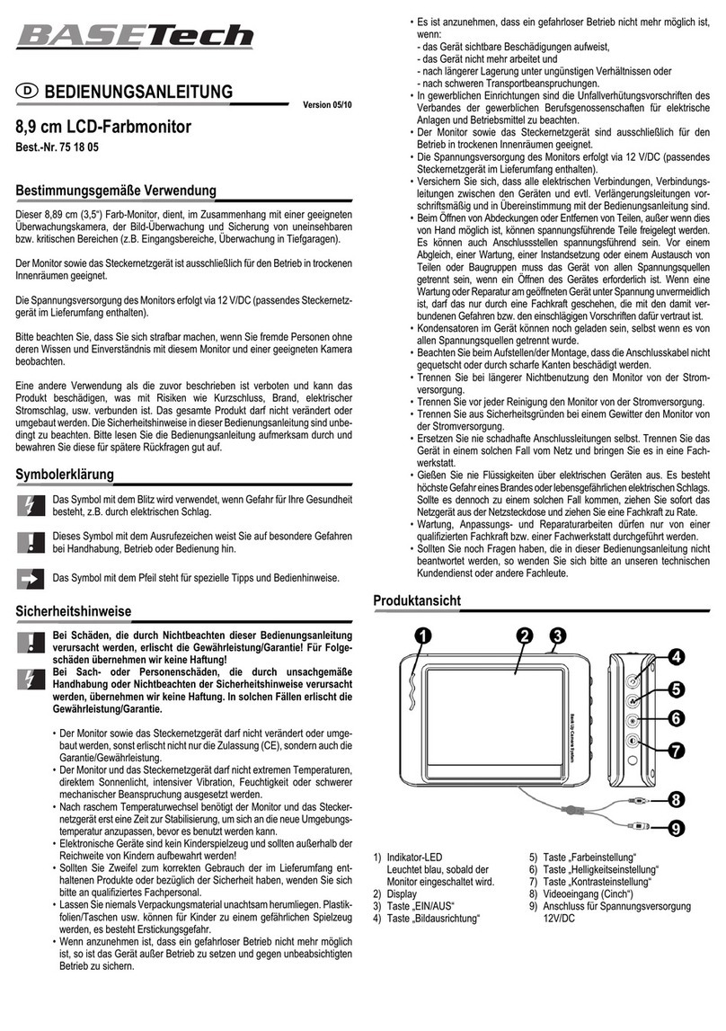 BASETech 75 18 05 Manuel utilisateur