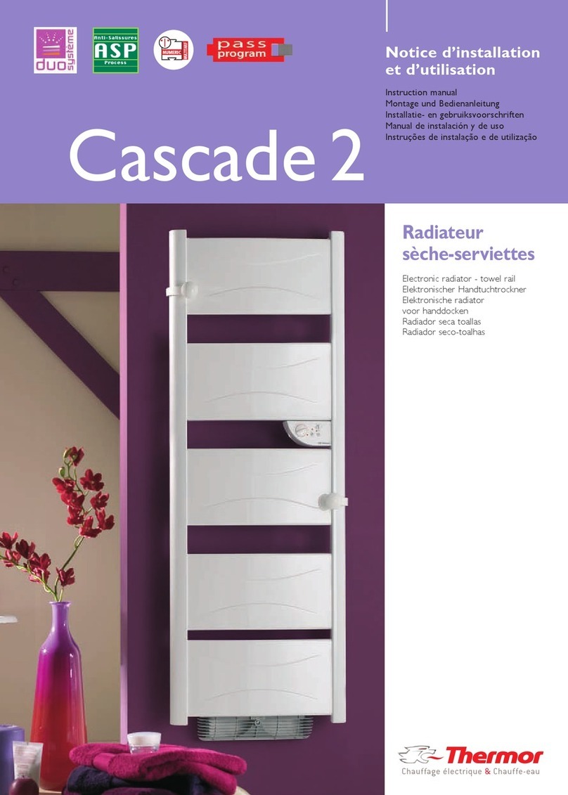 Thermor Cascade 2 Manuel utilisateur