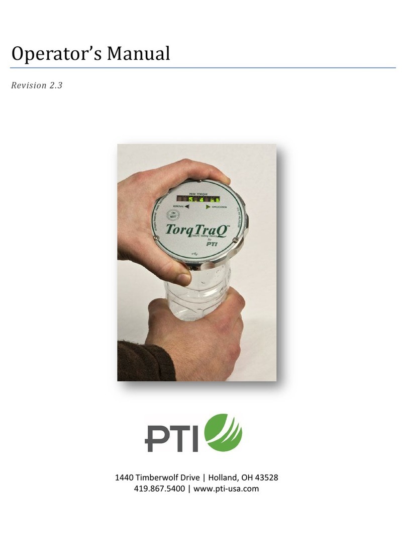 PTI TorqTraQ Manuel utilisateur