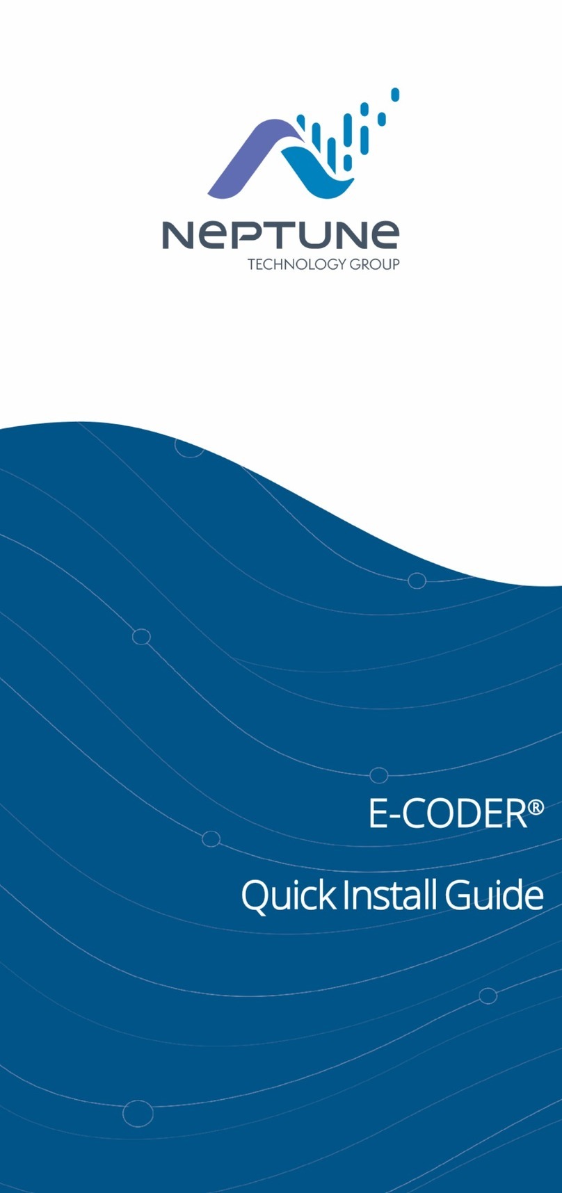Neptune Technology E-CODER Manuel utilisateur