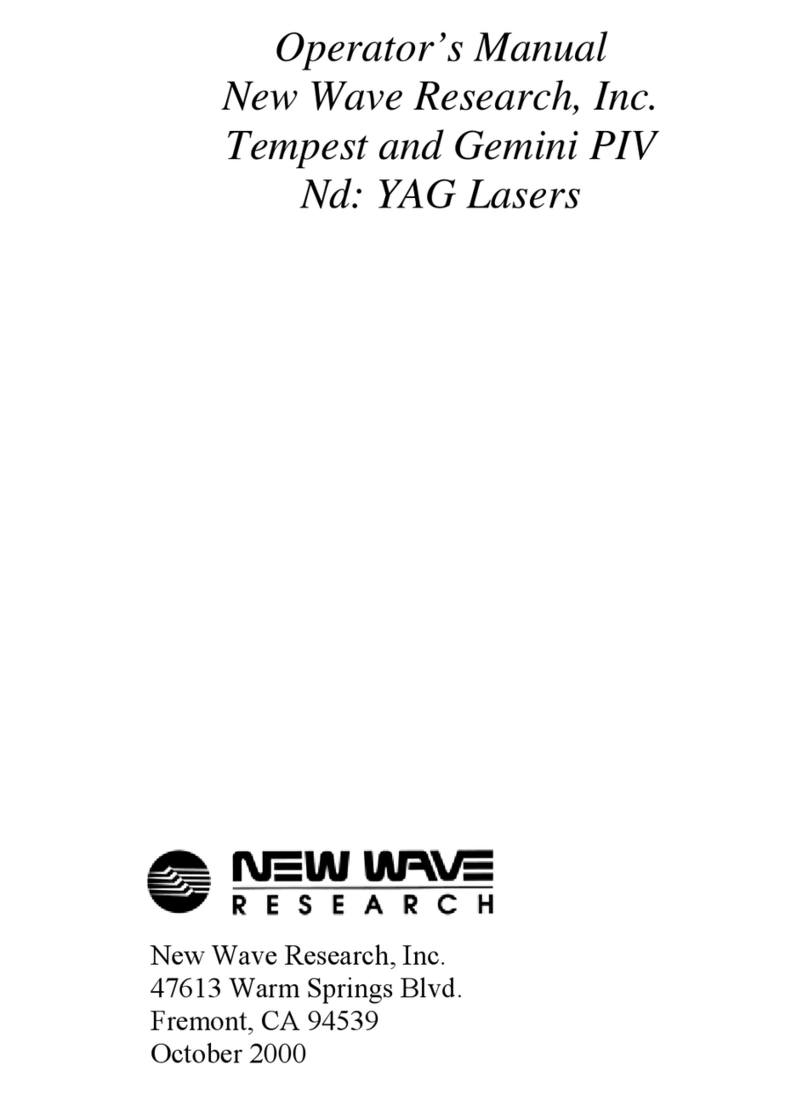 New Wave Research Tempest Manuel utilisateur