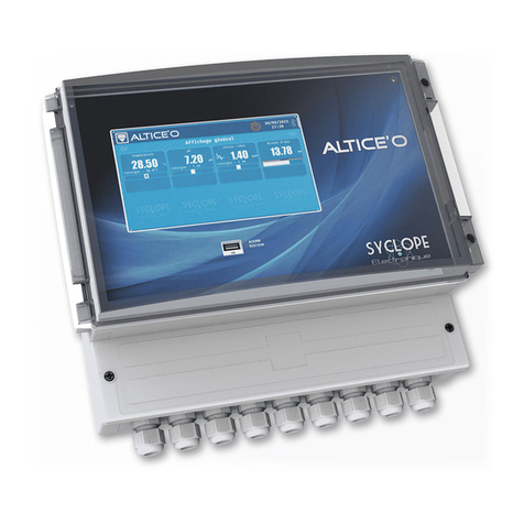 SYCLOPE ALTICE'O Manuel d'utilisation et d'entretien