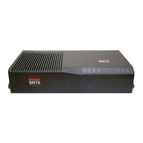 Simrad SR70 Manuel utilisateur
