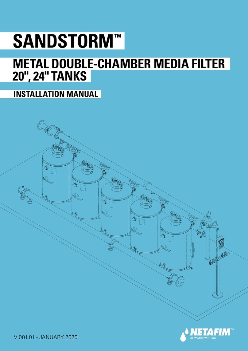 Netafim SANDSTORM Manuel utilisateur Netafim SANDSTORM Manuel utilisateur