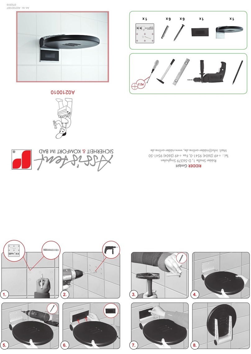 Ridder Assistent A0210010 Manuel utilisateur