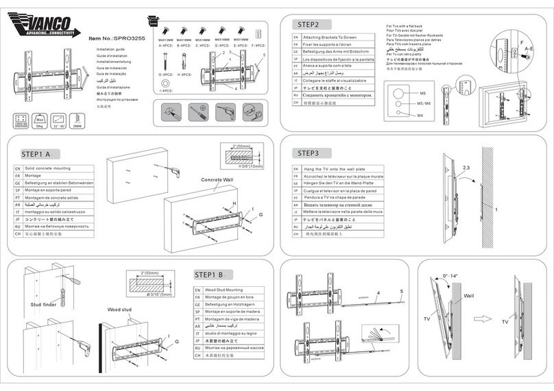 Vanco SPRO3255 Manuel utilisateur