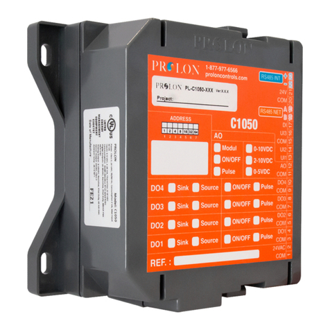 Prolon C1050 Series Instructions d'installation