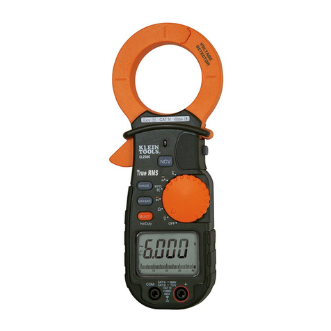 Klein Tools CL2500 Manuel utilisateur
