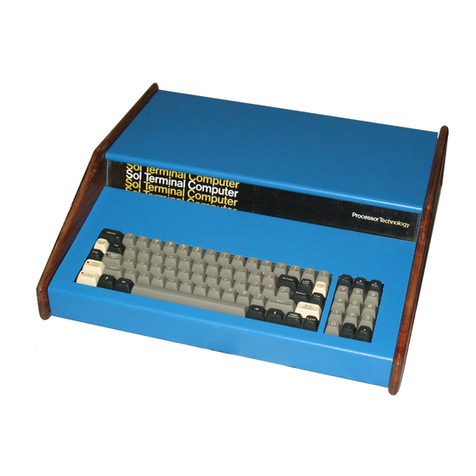 Processor Technology Sol-PC Manuel utilisateur