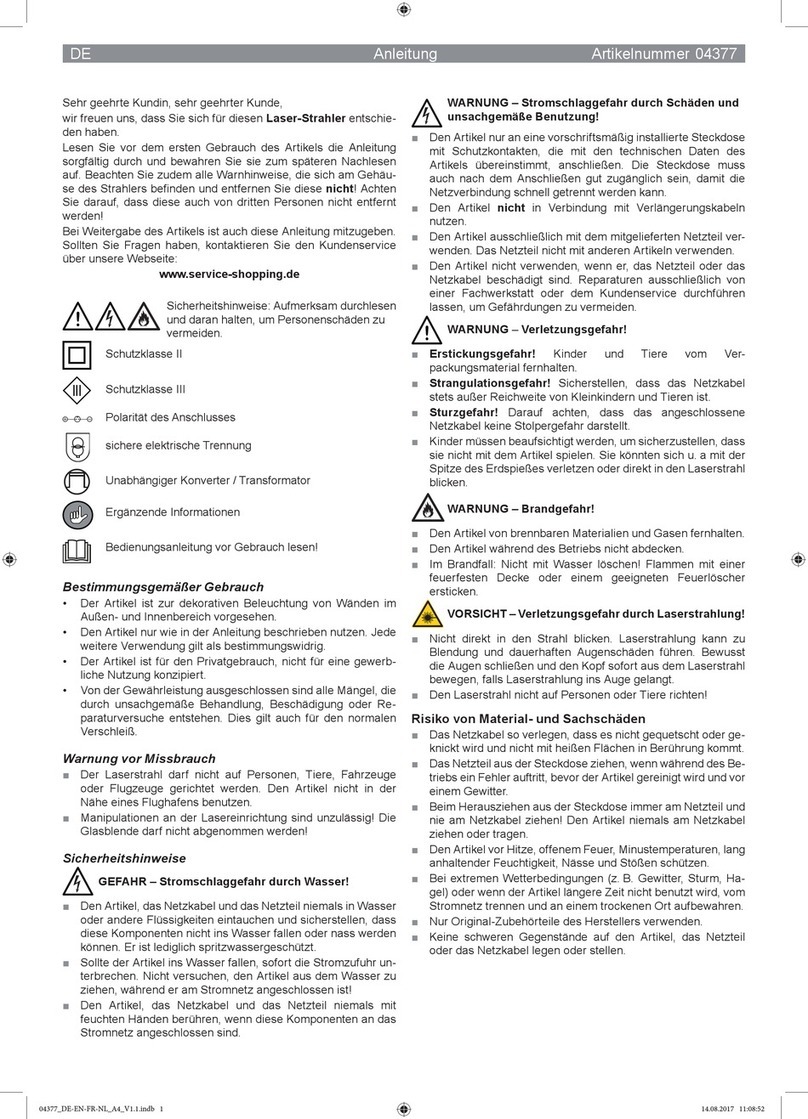 easymaxx 04377 Manuel utilisateur