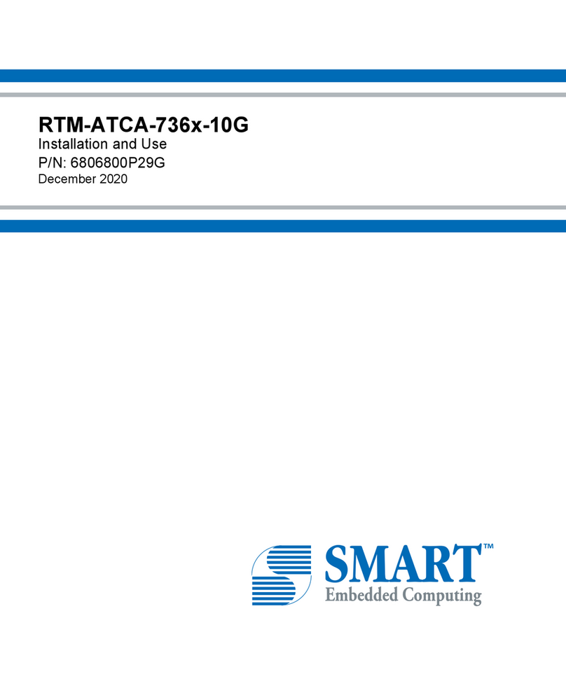 SMART Embedded Computing RTM-ATCA-736x-10G Series Guide de démarrage rapide