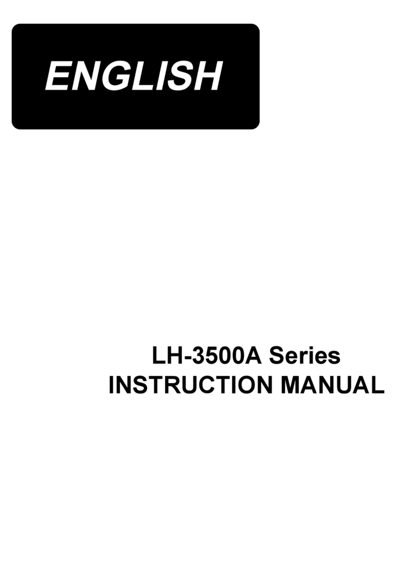 JUKI LH-3500A series Manuel utilisateur JUKI LH-3500A series Manuel utilisateur