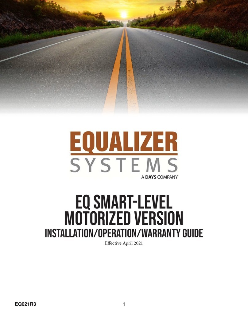 Days EQUALIZER SYSTEMS EQ Smart-Level Manuel utilisateur