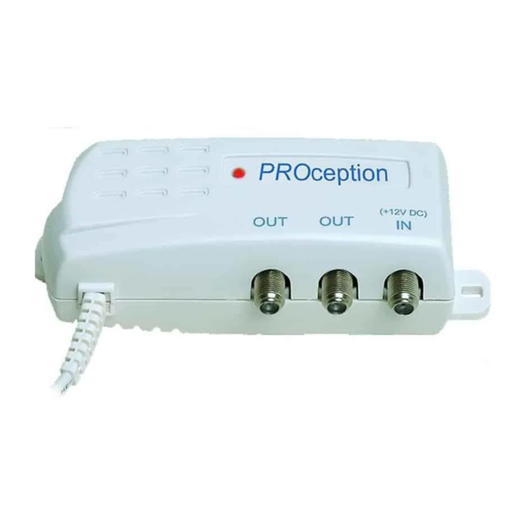 PROception proAMP11 Manuel utilisateur